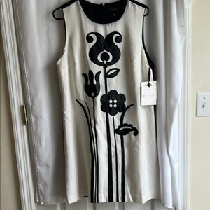 Victoria Beckham for Target Black and White Sheath Dress
